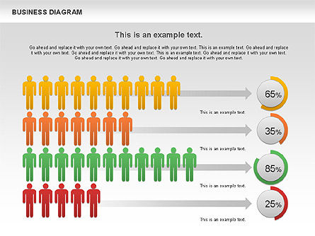 Marketing rapport diagram, Dia 7, 01118, Businessmodellen — PoweredTemplate.com