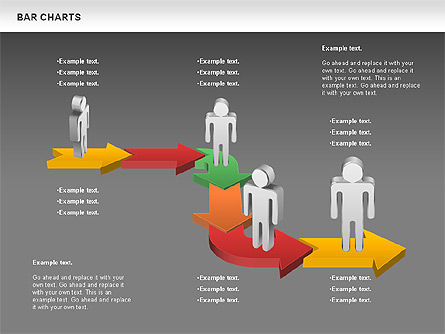 Diagrama de proceso de flechas, Diapositiva 11, 01121, Diagramas de proceso — PoweredTemplate.com