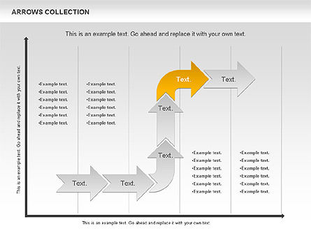 Diagrama de proceso de flechas, Diapositiva 6, 01121, Diagramas de proceso — PoweredTemplate.com