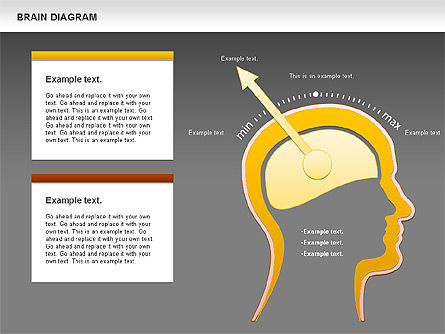 Brain diagram, Dia 13, 01122, Businessmodellen — PoweredTemplate.com