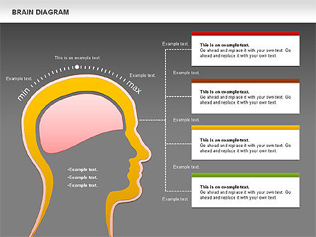 Brain diagram, Dia 16, 01122, Businessmodellen — PoweredTemplate.com