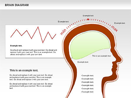 Brain diagram, Dia 6, 01122, Businessmodellen — PoweredTemplate.com