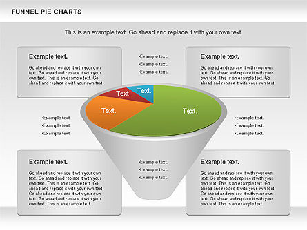 Funnel Pie Chart, Slide 10, 01125, Business Models — PoweredTemplate.com