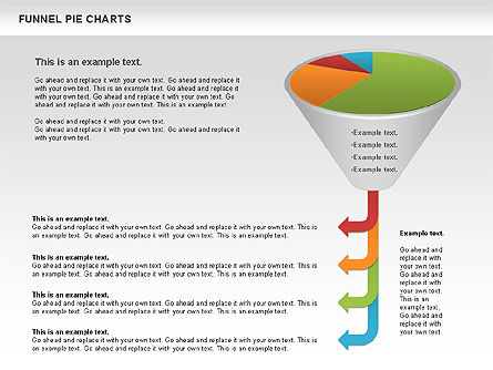 Funnel Pie Chart, Slide 11, 01125, Business Models — PoweredTemplate.com