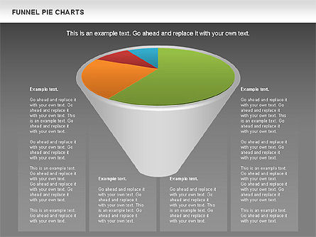 Funnel Pie Chart, Slide 13, 01125, Business Models — PoweredTemplate.com