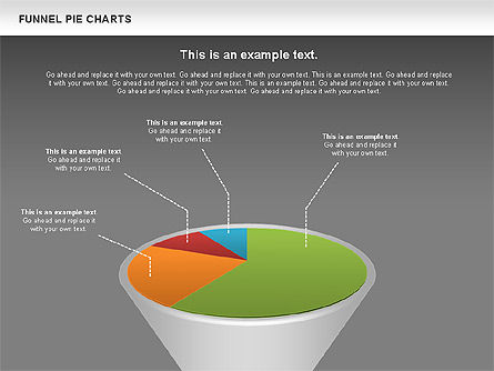 Funnel Pie Chart, Slide 15, 01125, Business Models — PoweredTemplate.com