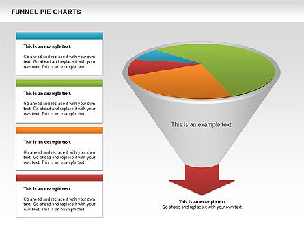 Funnel Pie Chart, Slide 5, 01125, Business Models — PoweredTemplate.com