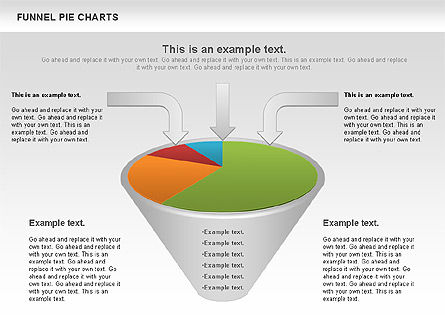 Funnel Pie Chart, Slide 8, 01125, Business Models — PoweredTemplate.com