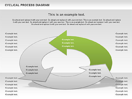Diagrama del proceso circular, Diapositiva 11, 01126, Diagramas de proceso — PoweredTemplate.com