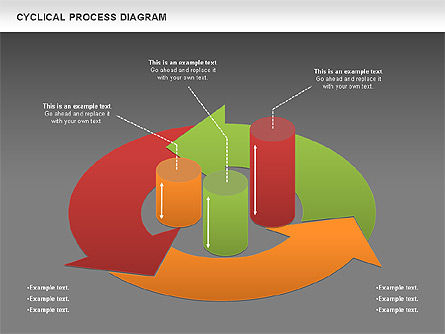 Diagram Proses Lingkaran, Slide 12, 01126, Diagram Proses — PoweredTemplate.com