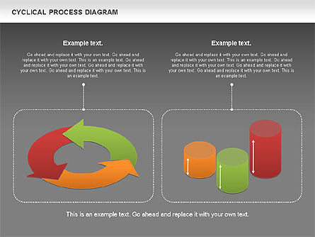 Diagram Proses Lingkaran, Slide 13, 01126, Diagram Proses — PoweredTemplate.com