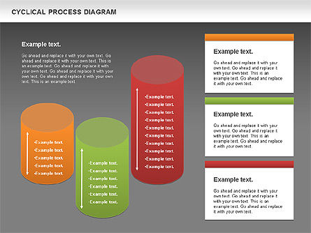 원 프로세스 다이어그램, 슬라이드 15, 01126, 프로세스 도표 — PoweredTemplate.com
