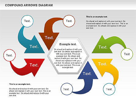 Diagrama del proceso compuesto, Diapositiva 2, 01128, Diagramas de proceso — PoweredTemplate.com