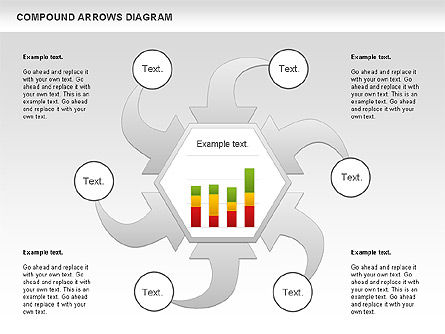 Diagrama del proceso compuesto, Diapositiva 3, 01128, Diagramas de proceso — PoweredTemplate.com