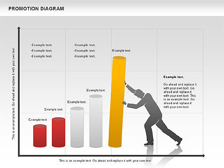 Diagramme de promotion, Diapositive 10, 01129, Modèles commerciaux — PoweredTemplate.com