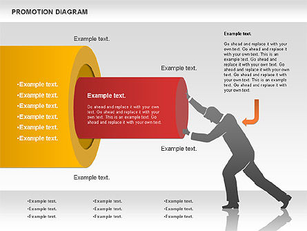 Diagramme de promotion, Diapositive 11, 01129, Modèles commerciaux — PoweredTemplate.com