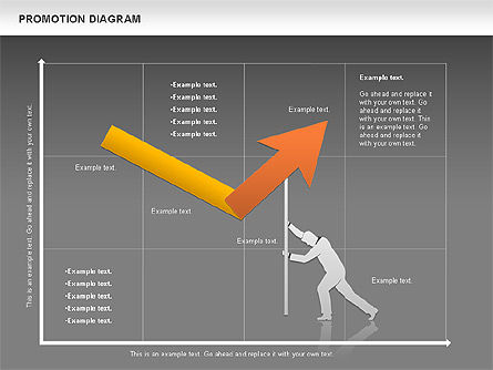Diagramme de promotion, Diapositive 15, 01129, Modèles commerciaux — PoweredTemplate.com