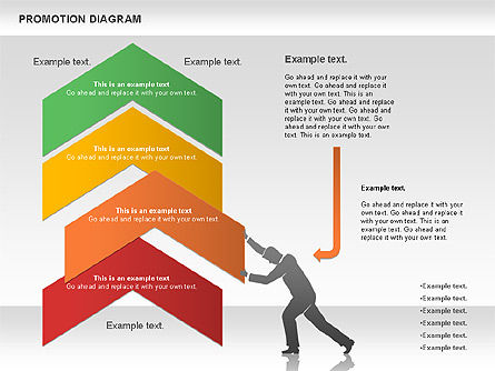 Diagramme de promotion, Diapositive 9, 01129, Modèles commerciaux — PoweredTemplate.com