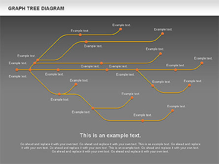 Graph Tree Diagram, Slide 12, 01131, Graph Charts — PoweredTemplate.com