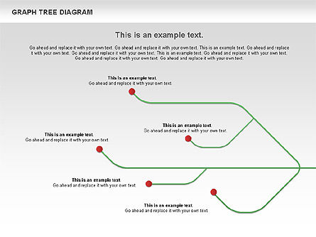 Graph Tree Diagram, Slide 6, 01131, Graph Charts — PoweredTemplate.com