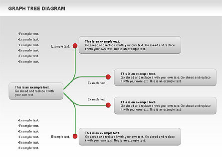 Graph Tree Diagram, Slide 7, 01131, Graph Charts — PoweredTemplate.com