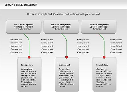 Graph Tree Diagram, Slide 8, 01131, Graph Charts — PoweredTemplate.com