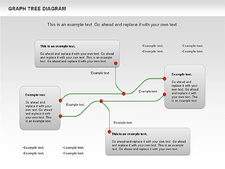 Graph Tree Diagram, Slide 9, 01131, Graph Charts — PoweredTemplate.com