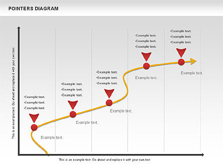 Pointer Shapes Diagram, Slide 7, 01132, Business Models — PoweredTemplate.com