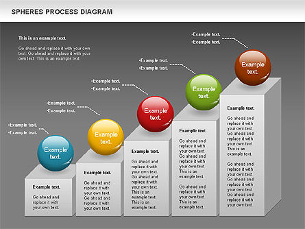 Kubussen en bollen diagram, Dia 15, 01133, Stage diagrams — PoweredTemplate.com