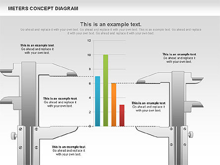 Diagramme de mesure du marketing, Diapositive 11, 01134, Modèles commerciaux — PoweredTemplate.com