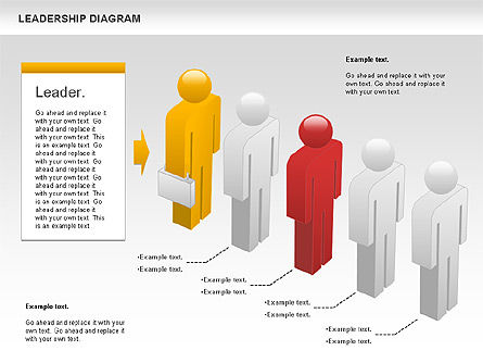 Humanressourcen Diagramm, PowerPoint-Vorlage, 01135, Business Modelle — PoweredTemplate.com