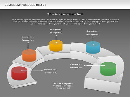 커리어 단계 다이어그램, 슬라이드 15, 01137, 단계 도표 — PoweredTemplate.com