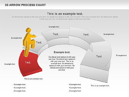 Schéma des étapes professionnelles, Diapositive 3, 01137, Schémas d'étapes — PoweredTemplate.com