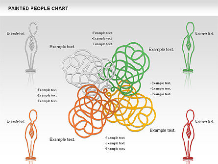 Les formes de chat des gens, Diapositive 10, 01139, Formes — PoweredTemplate.com