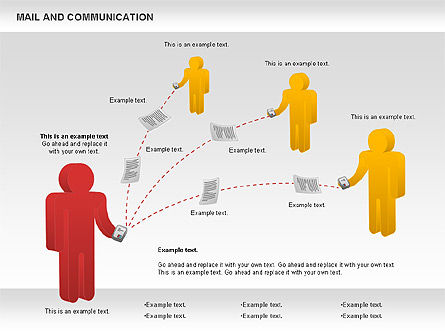 Diagrama del flujo de trabajo del documento, Diapositiva 8, 01140, Diagramas de proceso — PoweredTemplate.com