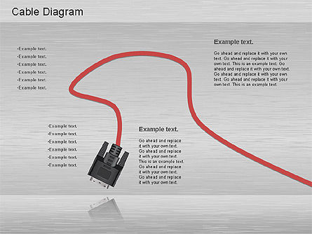 Cable Connections Diagram, Slide 9, 01142, Business Models — PoweredTemplate.com