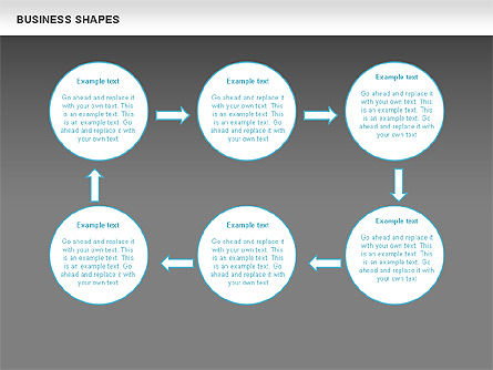 Business Report Shapes, Slide 15, 01145, Business Models — PoweredTemplate.com