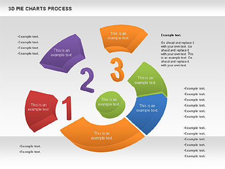 Gráfico circular de la rosquilla, Diapositiva 9, 01147, Gráficos circulares — PoweredTemplate.com