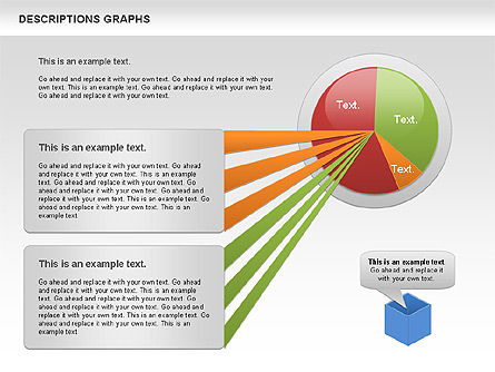 Beschreibung Diagramm, PowerPoint-Vorlage, 01149, Graph Charts — PoweredTemplate.com