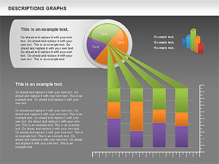 Beschreibung Diagramm, Folie 14, 01149, Graph Charts — PoweredTemplate.com