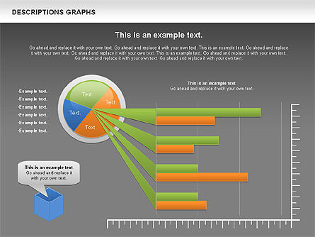 설명 그래프, 슬라이드 15, 01149, 그래프 차트 — PoweredTemplate.com