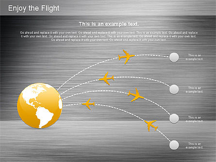 Flight diagram, Dia 16, 01150, Figuren — PoweredTemplate.com
