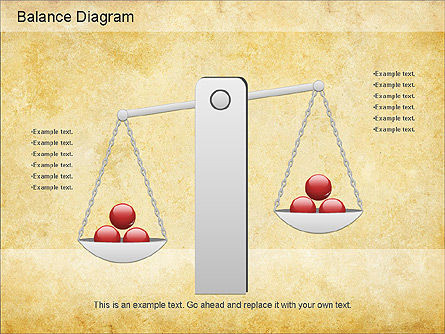 Waage-Diagramm, Folie 10, 01151, Business Modelle — PoweredTemplate.com