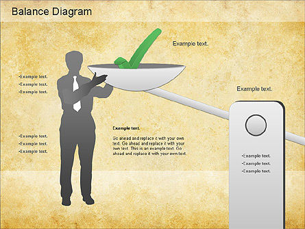 Waage-Diagramm, Folie 2, 01151, Business Modelle — PoweredTemplate.com