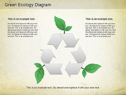 Diagramme du monde vert, Diapositive 10, 01160, Modèles commerciaux — PoweredTemplate.com