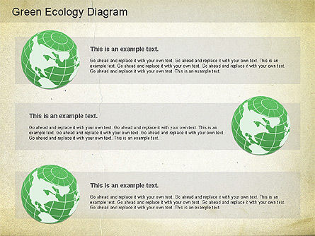 Diagramme du monde vert, Diapositive 11, 01160, Modèles commerciaux — PoweredTemplate.com
