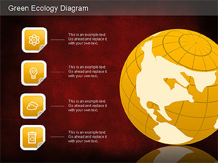 Green World Diagram, Slide 15, 01160, Business Models — PoweredTemplate.com