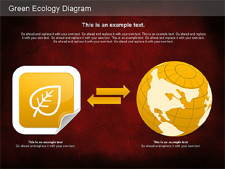 Diagramme du monde vert, Diapositive 16, 01160, Modèles commerciaux — PoweredTemplate.com