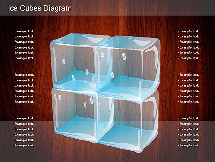 Ice Cubes Diagram, Slide 11, 01161, Business Models — PoweredTemplate.com