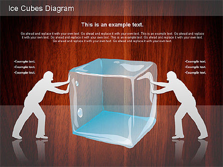 Ice Cubes Diagram, Slide 12, 01161, Business Models — PoweredTemplate.com